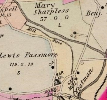 1883 Breous Map